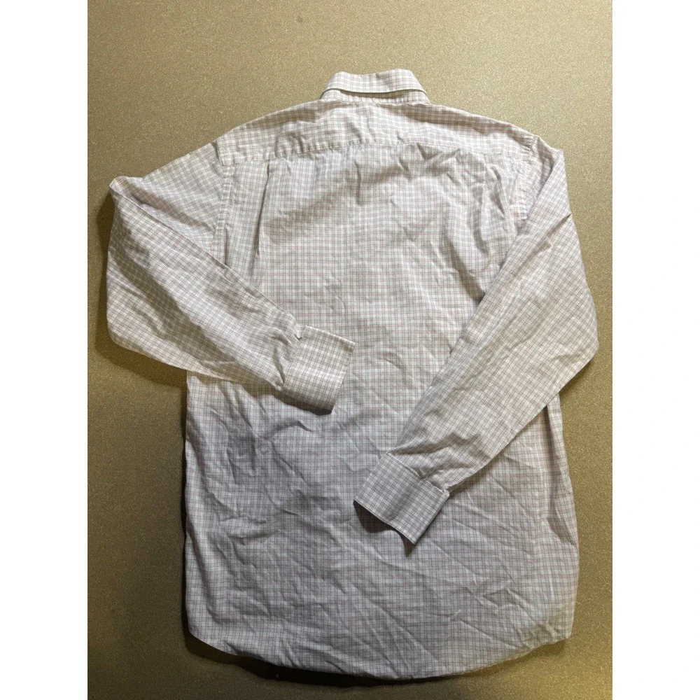 Lacoste Plaid Button Down Shirt Long‎ Sleeve Collared Casual Top Size M